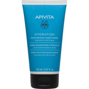 Apivita Hydration Moisturizing Conditioner Κρέμα Μαλλιών Ενυδάτωσης Με Υαλουρονικό Οξύ & Αλόη 150ml