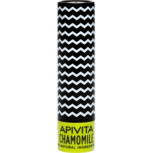 Apivita Chamomile Lip Care SPF15 Balm Χειλιών με Χαμομήλι, 4.4 gr