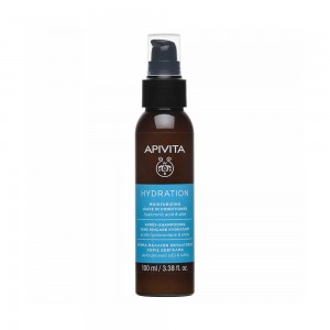 Apivita Hydration Moisturizing Leave In Conditioner Κρέμα Μαλλιών με Υαλουρονικό Οξύ & Αλόη 100ml