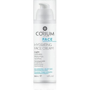 Corium Line Light 24ωρη Ενυδατική Κρέμα Προσώπου Ημέρας για Λιπαρές Επιδερμίδες κατά της Ακμής με Aloe Vera 50ml