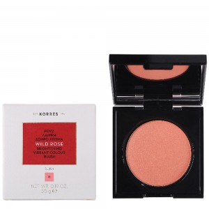 Korres Wild Rose Brightening Blush No.18 Ρουζ Άγριο Τριαντάφυλλο για Λάμψη & Ζωηρό Χρώμα, 5.5g