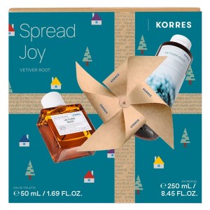 Korres Promo Set Spread Joy Vetiver Root Eau De Toilette 50ml & Shower Gel 250ml