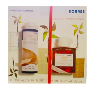 Korres Promo με Cashmere Kumquat Aφρόλουτρο, 250ml & Cashmere Kumquat Eau De Toilette Γυναικείο Άρωμα, 50ml, 1σετ