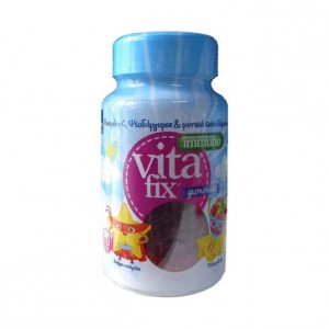 Intermed Vitafix Immuno Gummies 60 μασώμενες ταμπλέτες Raspberry