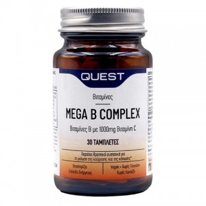 Quest Nutrition Mega B-100 Timed Release 30 ταμπλέτες