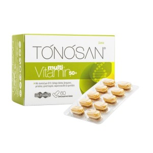 Uni-Pharma Tonosan MultiVitamin 50+ - Πολυβιταμίνη, για άτομα άνω των 50 ετών, 60 tabs