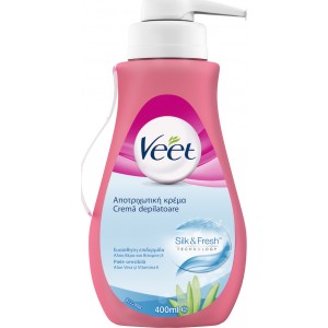 Veet Silky Fresh Αποτριχωτική Κρέμα Για Ευαίσθητο Δέρμα 400ml