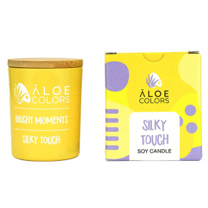 Aloe Colors Soy Candle Silky Touch Αρωματικό Κερί Σόγιας, 150g