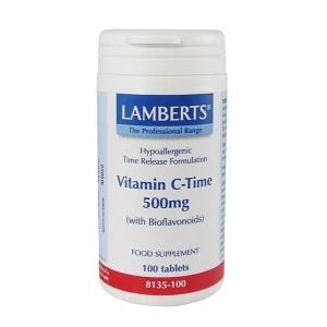 Lamberts Vitamin C Time 500mg 100 ταμπλέτες