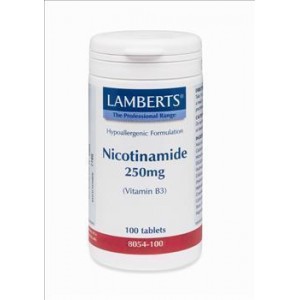 Lamberts Nicotinamide Vitamin B3 250MG 100 ταμπλέτες