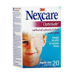 Nexcare Nexcare Opticlude Οφθαλμικά Επιθέματα Regular Size σε Μπεζ χρώμα 20τμχ