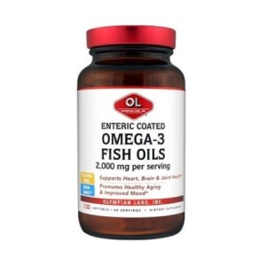 Olympian Labs Enteric Coated Omega-3 Fish Oil 2000mg 120 μαλακές κάψουλες