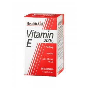 Health Aid Vitamin E 200iu 60 φυτικές κάψουλες