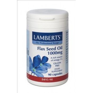 Lamberts Flax Seed Oil 1000mg 90 κάψουλες