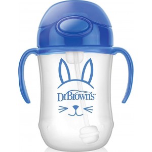 Dr. Brown's Baby's First Straw Cup 270ml 6m+ Blue