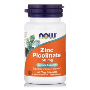 Now Foods Zinc Picolinate 50mg 60 κάψουλες