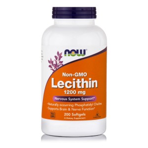 Now Foods Lecithin 1200mg 200 μαλακές κάψουλες