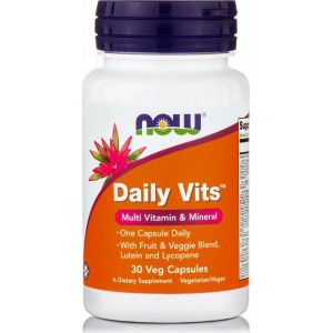 Now Foods Daily Vits Βιταμίνη 30 φυτικές κάψουλες