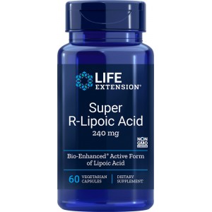 Life Extension Super R Lipoic Acid 240mg, 60 caps