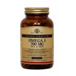 Solgar Omega 3 Double Strength 700mg 60 μαλακές κάψουλες