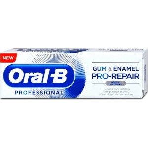 Oral-B Gum & Enamel Pro Repair Gentle Whitening Λευκαντική, κατά των Προβλημάτων των Ούλων 75ml