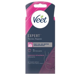 Veet Ταινίες Προσώπου για αποτρίχωση με κρύο κερί 20τμχ