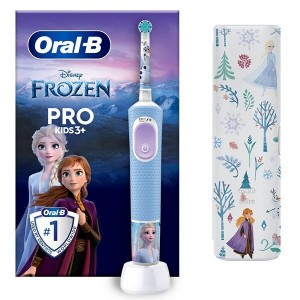 Oral-B Vitality Pro Ηλεκτρική Οδοντόβουρτσα Frozen Με Θήκη Ταξιδίου Για Παιδιά 3+ Ετών 1τμχ