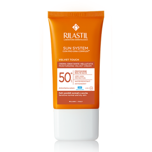 Rilastil System Velvet Cream Αντηλιακή Κρέμα Προσώπου SPF50 50ml