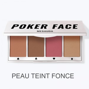 Mesauda Milano Poker Face Multi Use Face Palette Παλέτα Contouring 04 Dark 20gr