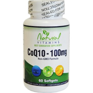 Natural Vitamins CoQ10 100mg 60 μαλακές κάψουλες