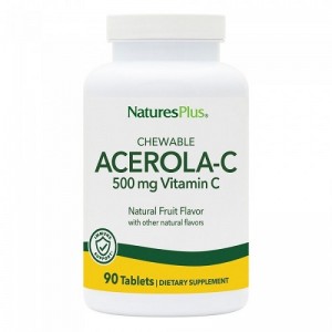 Nature's Plus Acerola-C 500mg 90 ταμπλέτες