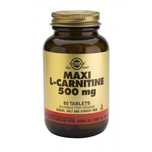 Solgar (Maxi) L-Carnitine 500mg 60 ταμπλέτες