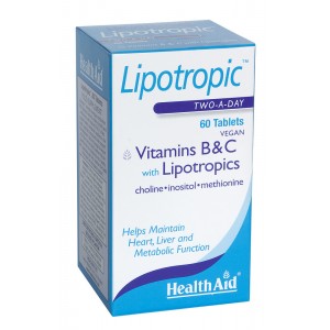 Health Aid Lipotropics with Vitamins B & C 60 ταμπλέτες