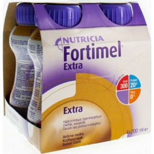 Nutricia Fortimel Extra 4 x 200ml Coffee