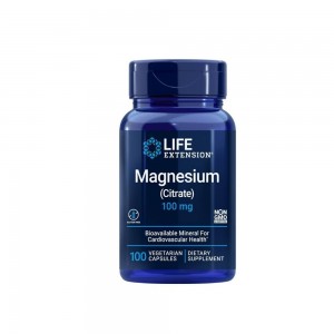 Life Extension Magnesium (Citrate) 100mg 100 φυτικές κάψουλες