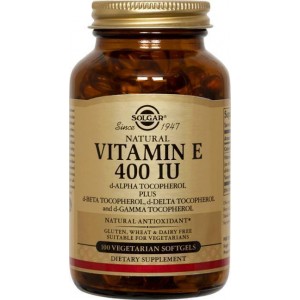 Solgar Vitamin E 400iu, 100 μαλακές κάψουλες