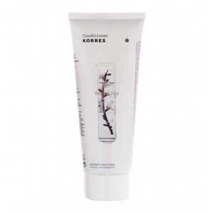 Korres Conditioner με Αμύγδαλο & Λινάρι για Ξηρά Μαλλιά, 200ml