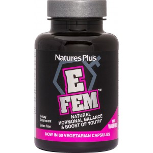 Nature's Plus E Fem Natural Hormonal Balance Φόρμουλα για εξισορρόπηση των γυναικείων ορμονών 60 caps