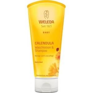 Weleda Shampoo Σαμπουάν & Αφρόλουτρο Καλέντουλας, 200ml